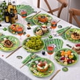thumbnail image 3 of DAZLUTE 200pcs Soccer Paper Plates and Napkins Disposable Tableware Set for Soccer Themed Decorations, 3 of 9