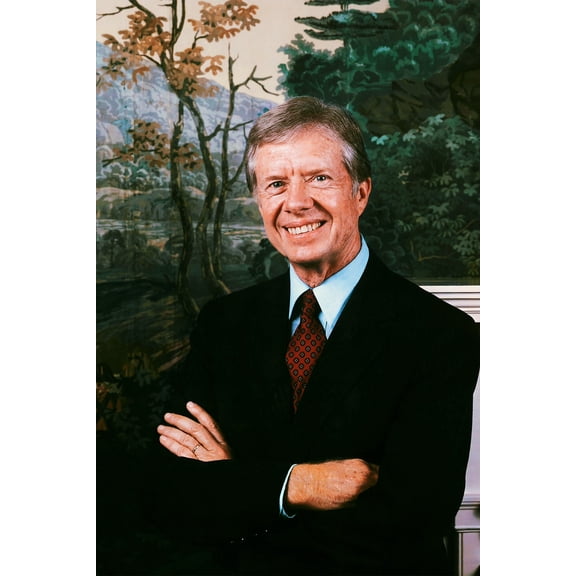 24x36 gallery poster, President Jimmy Carter photographic portrait by Ansel Adams