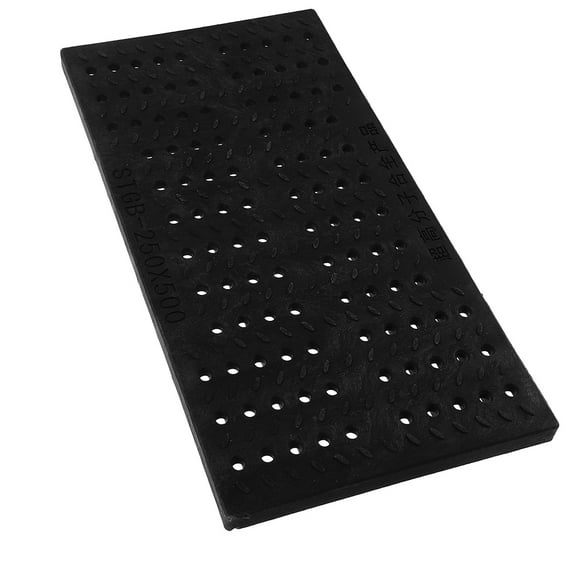 LOLIPPYY Plastic Drain Grate For Efficient Drainage In Black Color 1Pcs