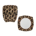 thumbnail image 7 of ZUXONGSY Leopard Print Office Chair Cover Set of 2 Piece Spandex Chair Protector Cover with Elastic Edge Skin Friendly High Back Computer Chair Cover Anti-Wrinkle Stylish Decor, 7 of 7