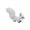 White, variant on Realistic Squirrel Plush Toy Figurine 10cm – Lifelike Fluffy Tail Miniature Animal Ornament, Cute Soft Nature Lover Gift, Desktop Shelf Car Decoration (1pcs)