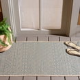 thumbnail image 2 of Safavieh Courtyard Naomi Geometric Indoor/Outdoor Area Rug, Beige/Aqua, 2' x 3'7", 2 of 12
