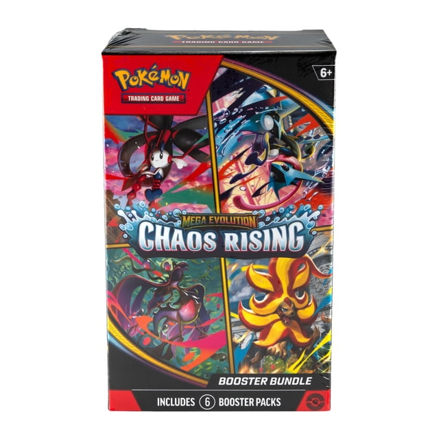 Pokemon Trading Card Games Mega Evolution Chaos Rising Booster Bundle
