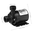 thumbnail image 4 of UEETEK 1PC Black Submersible Water Pump with Brushless DC Motor for Fountain Pool Solar Circulation, 4 of 5