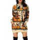 thumbnail image 3 of Vestido con capucha de demonio de Halloween con estampado digital 3D de manga larga para mujer, otoño/invierno, 3 of 4