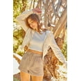 thumbnail image 5 of Cali1850 Women's Comfortable Corduroy Shorts With Drawstring And Pockets, 5 of 7