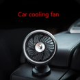 thumbnail image 4 of 104BCD 42T Steel Ventilador de coche eléctrico para salida de aire de coche, potente ventilador de aire de refrigeración montado en coche, 4 of 4