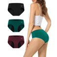 thumbnail image 1 of Ropa interior menstrual nocturna TANSTC para mujer Heavy Flow, paquete de 3, 1 of 6