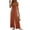 Orange, variant on Wensltd Spaghetti Strap Summer Jumpsuits for Women Casual Loose Plus Size Jumpers with Pockets