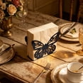 thumbnail image 4 of Home Tissue Shelf Western Restaurant Hotel Desktop Napkin Shelf Iron Hollow Metal Tissue Shelf, 4 of 6