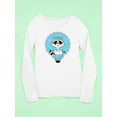 thumbnail image 3 of Raccoon And The Stars Long Sleeve Toddler -Image by Shutterstock,  5 Toddler, 3 of 4