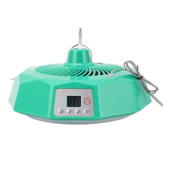 Chicken Heat Lamp, Practical Smart Temperature Control Pet Heating Warming Lamp Multifunctional Chicken Heat Lamp Fan with Remote Control for Rutin Chicken