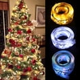thumbnail image 5 of Guirnalda de luces navideñas con cinta decorativa para el hogar, adorno para árbol de Navidad 2024, regalo de Navidad para Año Nuevo 2025, 5 of 5