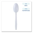 thumbnail image 3 of Boardwalk Heavyweight Wrapped Polypropylene Teaspoons, White, Case Of 1,000 Teaspoons, 3 of 7