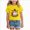 N18-Yellow, variant on boobe Retro Costume Girls T-Shirt Graphic Tshirt Little Girls Fall Short Sleeve Tee Tops