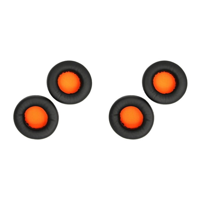 Seitruly Auriculares Almohadillas Cojín Protección auditiva profesional Gamer Reemplazo transpirable para auriculares Pro 7.1 Naranja 2piezas