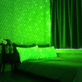 thumbnail image 4 of Night Light Night Light Star Proyector Romantic Starlight, lámpara de ambiente de ángulo ajustable portátil flexible para la decoración del techo del automóvil en el hogar, verde JFHHH pequeña, 4 of 4