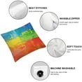 thumbnail image 6 of Acheng Pillow Covers Art Rainbow LGBT Pillow Print Throw Pillow Covers Farmhouse Pillowcase Home Decor Living Room House Decorative Cushion Case for Sofa Couch 2 pcs White, 6 of 7