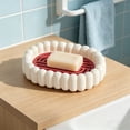 thumbnail image 1 of Jabonera con bandeja de drenaje | Soporte para jabón con ranuras | Evita la acumulación de agua y que el jabón se empape | Organizador de encimera para baño, 1 of 6