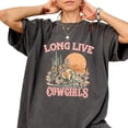 thumbnail image 3 of Long Live Cowgirls Shirt for Women and Teens Country Girl Western Style Tee Pepper Shirt Adult Small, 3 of 4