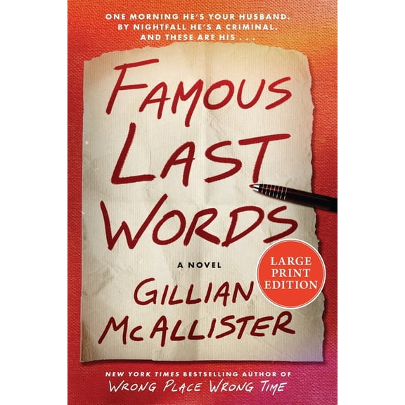 Pre-Owned Famous Last Words (Paperback) 0063386445 9780063386440