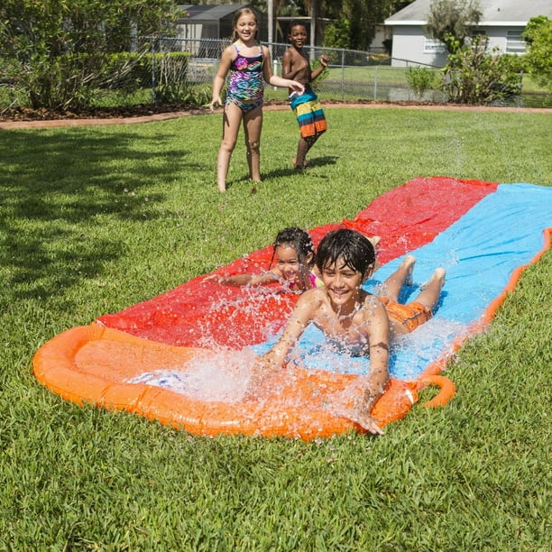 h2o double water slide