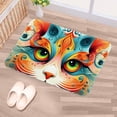 thumbnail image 5 of Cat Polyester Non-Slip Machine Washable Chair Mats Floor Mat Area Rug Set, 5 of 6