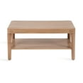 thumbnail image 6 of Kate and Laurel Talcott Tiered Rectangle Coffee Table, 36 x 20 x 18, Natural Brown, Transitional Two-Tier Rectangular Living Room Table with Storage and Mango Wood Construction, 6 of 8