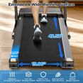 thumbnail image 4 of Treadmill 300 LB Capacity for Home with Incline, Folding Electric Running Walking Treadmill, Portable Treadmill for Home Use, 7.5 MPH, Smart Apps, 64+7 Programs, Bluetooth Speakers, 4 of 14