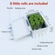 thumbnail image 5 of Dispensador de bolsas para excrementos de perro, montaje en pared, exterior, impermeable, blanco, 5 of 7