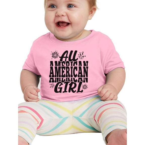 An All American Girl T-Shirt Infant -Image by Shutterstock, 12 Months