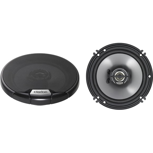 Clarion SRG1623R Haut-Parleurs Coaxials 2 Voies de 80 Watts de 6,5 Pouces - Ensemble de 2