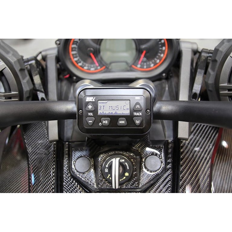 2015-2018 Can-Am SPYDER F3 Bluetooth Receiver+Kicker Speakers+Mounting/Wire  Kits