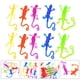thumbnail image 2 of EeaseMX 15 lagartijas pegajosas para niños, juguetes creativos y elásticos, divertidas lagartijas pegajosas., 2 of 8