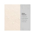 thumbnail image 3 of Home Fashions Continental Solid Texture Water Stain Wrinkle Resistant Tablecloth 60X144 Rec Ivory, 3 of 4