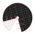 thumbnail image 3 of Kll Buffalo Plaid Dark Green Christmas Tree Skirt 30",Party Decorations Farmhouse For Christmas Decorations Holiday Party, 3 of 8
