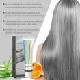thumbnail image 6 of Permanent Silver Hair Dye, Silver Hair Dye for Women, Silver Gray Natural Hair Dye Cream, Long-lasting Color Locking and Nourishing Plant Extracts Hair Care Trend Hair Color, 6 of 9