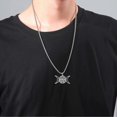 thumbnail image 5 of Divination Hekate Wheel Altar Necklaces for Women Witch Wicca Sun Triple Moon Goddess Stainless Steel Gothic Necklace Jewelry, 5 of 5