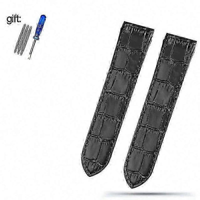 Genuine Leather Watch Strap For Cartier Santos 100 Men's And Women's Black Brown Leather Watchband 20mm 23mm