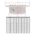 thumbnail image 3 of Ventilation Grille 80mm/100mm/120mm/160mm Stainless Steel Round Louver Air Vent Air Outlet Insects Protection, 3 of 7