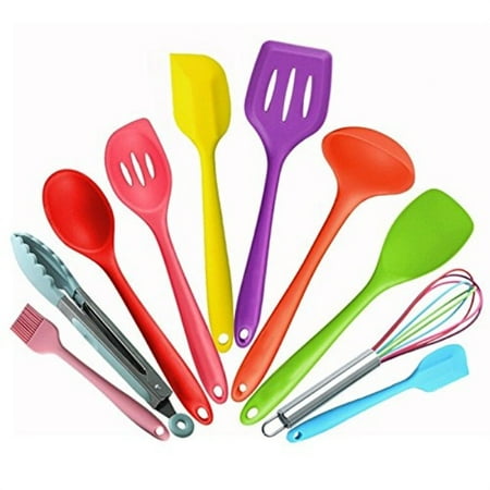 - Kitchen Utensils Set for Cooking Gadgets Silicone Fun Camping Outdoor Cooking Utensils Set Spatula Bpa Free Food Grade Set of 10