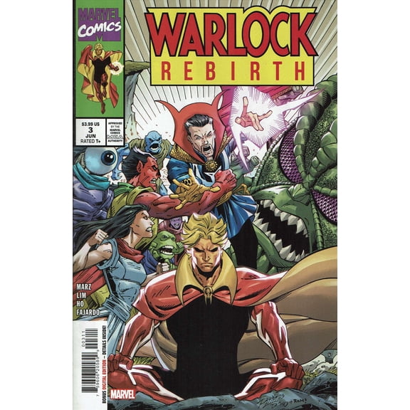 Warlock: Rebirth #3 VF ; Marvel Comic Book