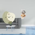thumbnail image 2 of Reloj De Pared Silencioso De Dibujos Animados, Escultura De Astronauta, Estatua Decorativa Para Cocina, Oficina, Granja, Chimenea, Mesa, Centro De Mesa, Decoración De Habitación, 2 of 8