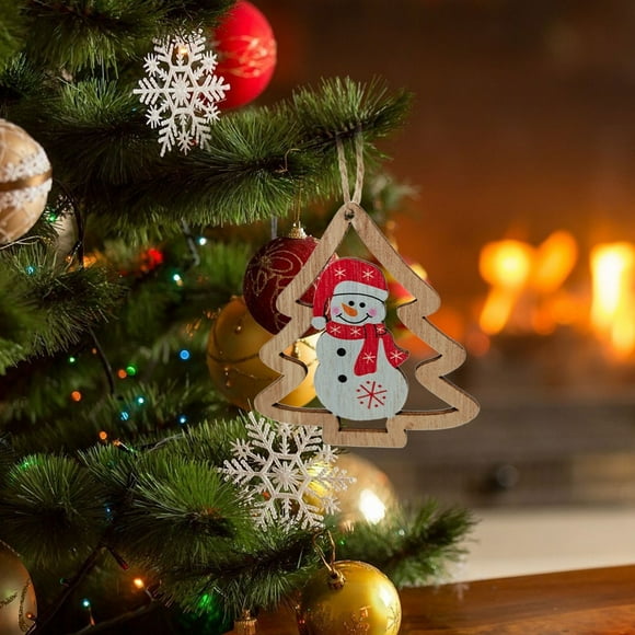 Christmas Decor Hangs Christmas Ornaments Vintage Decor Christmas Decor Christmas Tree Ornaments Vintage Christmas Vintage Christmas Decor Wood Slices Decor With Rope For Winter Christmas Tree Party
