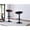 Vintage Black, variant on NPD Furniture Rogue 31.5" PU Leather Gaslift Bar Stool in Brown (Set of 2)
