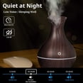 thumbnail image 4 of Portable Small Humidifier Cool Mist Air Plant Petal Humidifiers Personal Desktop Usb With Essential Oil Diffuser Ultra-Quiet Humidifier For Bedroom Home Baby Office Travel Car(130Ml), 4 of 7