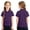 Dark Purple #134, variant on Kids School Uniform Polo Shirt Casual Summer Short Sleeve Comfy Soft Pique Top Back to School Outfit