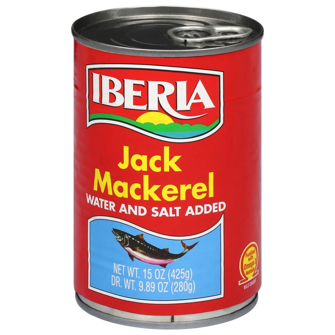 Iberia Wild Caught Jack Mackerel Fish, Low Fat, High Protein, Canned  Seafood, 15 oz - Walmart.com
