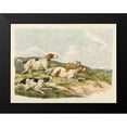 thumbnail image 2 of Alken, Henry Thomas 14x12 Black Modern Framed Museum Art Print Titled - Running Hounds, 1817, 2 of 5