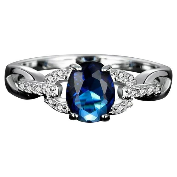 XZNGL Rings for Women Diamond Ring Womens Fashion Creative Diamond And Gemstone Style Ring